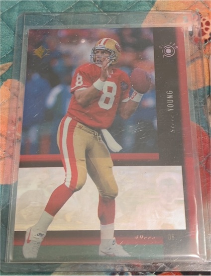 1994 Upper Deck SP All-Pro Holoviews #PB32 Steve Young — front