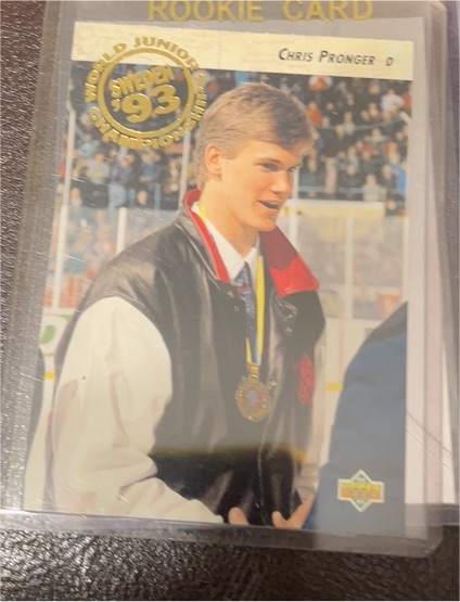 1992-93 Upper Deck #591 Chris Pronger — front
