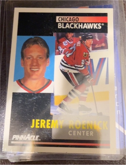 1991-92 Pinnacle #120 Jeremy Roenick — front