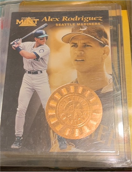 1997 Pinnacle Mint Collection #3 Alex Rodriguez Bronze — front