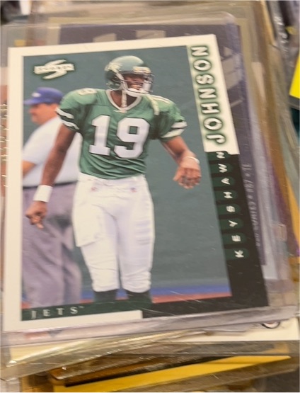 1998 Score #33 Keyshawn Johnson — front