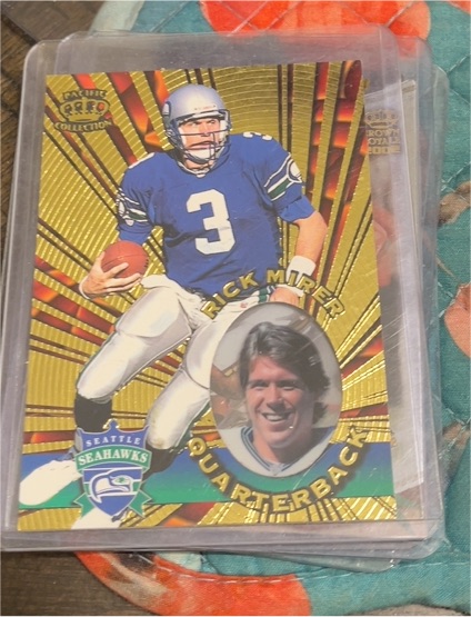 1996 Pacific Invincible #I-139 Rick Mirer — front