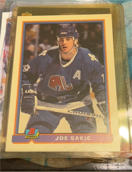 1991-92 Bowman #133 Joe Sakic — front