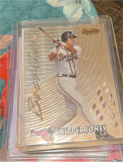 1997 Bowman's Best #BC2 Chipper Jones — front