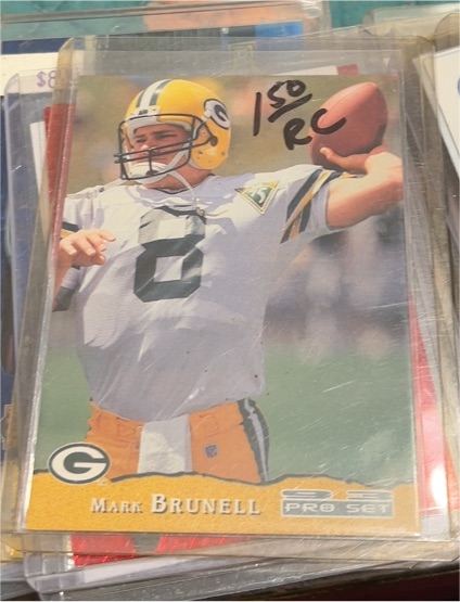 1993 Pro Set #162 Mark Brunell RC — front
