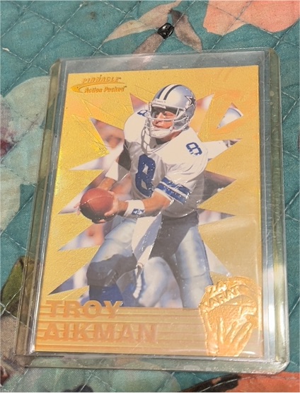 1996 Action Packed 24K Gold #24K Gold Troy Aikman — front