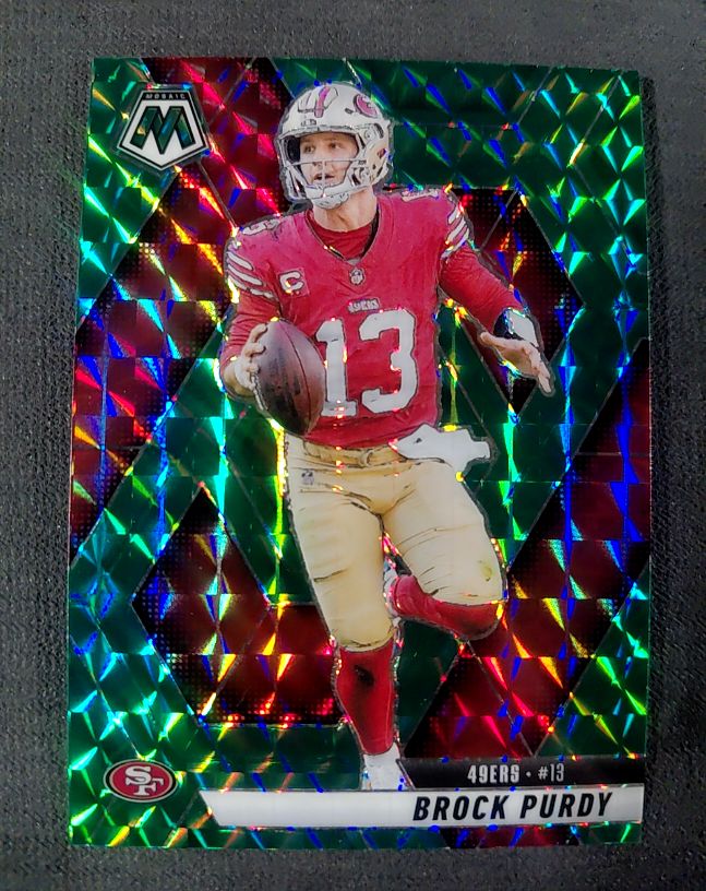 2025 Panini Mosaic #221 Brock Purdy — front