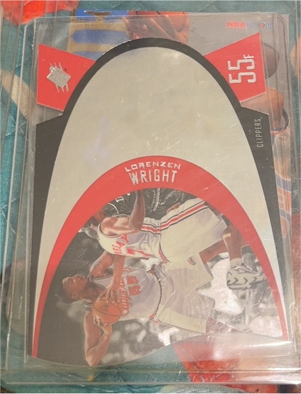 1997 Upper Deck SPx Die-Cut #21 Lorenzen Wright — front