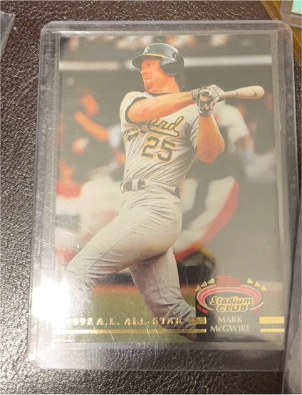 1991 Topps Stadium Club #155 Mark McGwire — front