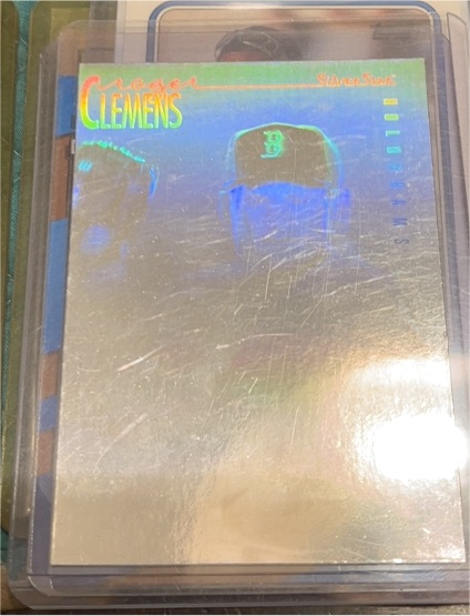 1992 Roger Clemens Silver Star Field of Vision Productions — front