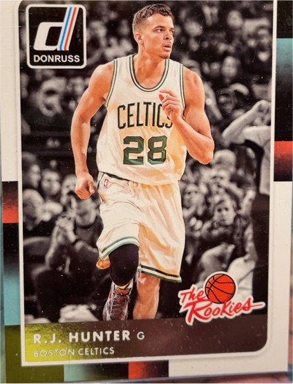 2015-16 Donruss #35 R.J. Hunter The Rookies Boston Celtics — front