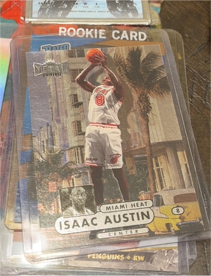 1997-98 Metal Universe Championship #67 Isaac Austin Miami Heat — front