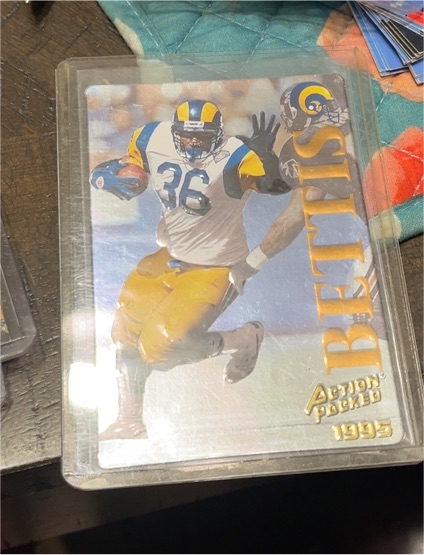 1995 Action Packed #27 Jerome Bettis — front