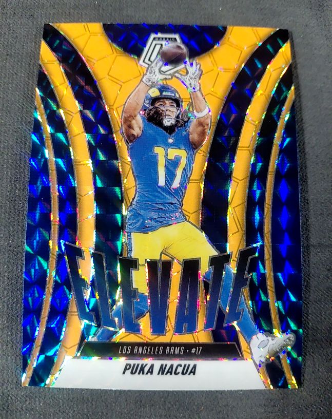 2025 Panini Mosaic Elevate #18 Puka Nacua — front