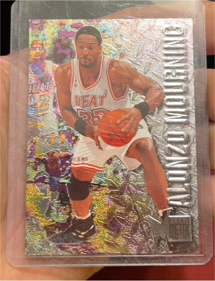 1996-97 Fleer Metal #53 Alonzo Mourning — front