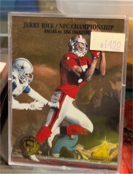 1995 Pinnacle Zenith #SS16 Jerry Rice Second Season — front