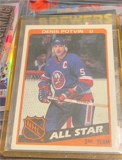 1984-85 Topps #162 Denis Potvin All Star — front