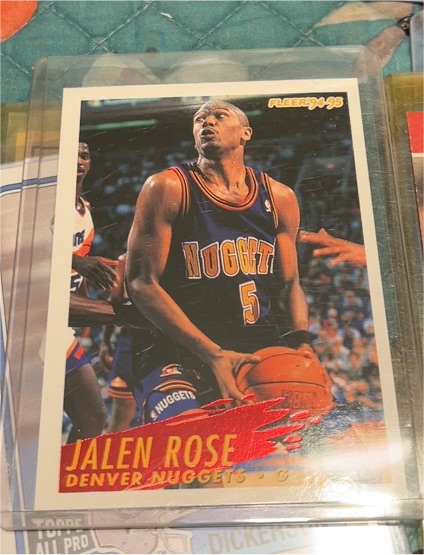 1994-95 Fleer #276 Jalen Rose — front
