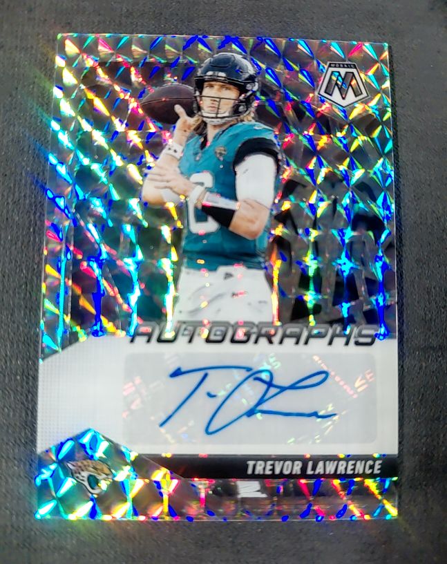 2025 Panini Mosaic #AMC-TLE Trevor Lawrence Autograph — front