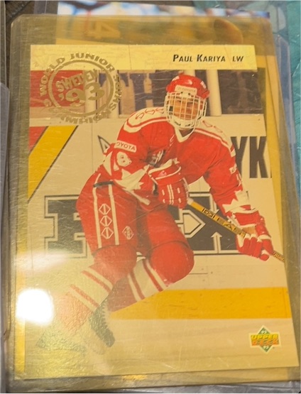 1992-93 Upper Deck #586 Paul Kariya — front