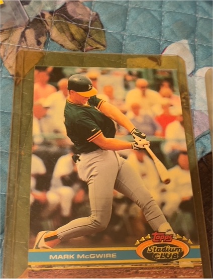 1991 Topps Stadium Club #399 Mark McGwire — front
