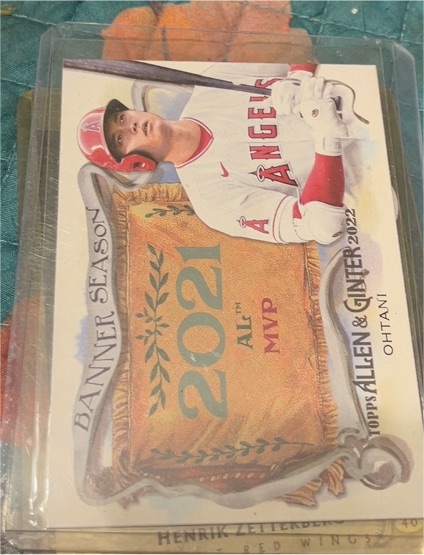 2022 Topps Allen & Ginter #BS-5 Shohei Ohtani Banner Seasons — front