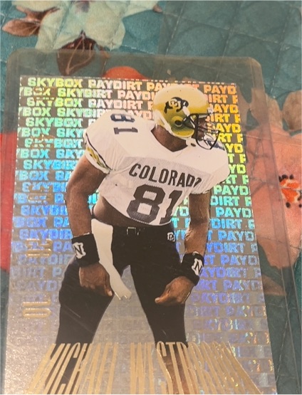 1995 SkyBox Premium Paydirt #PD11 Michael Westbrook — front