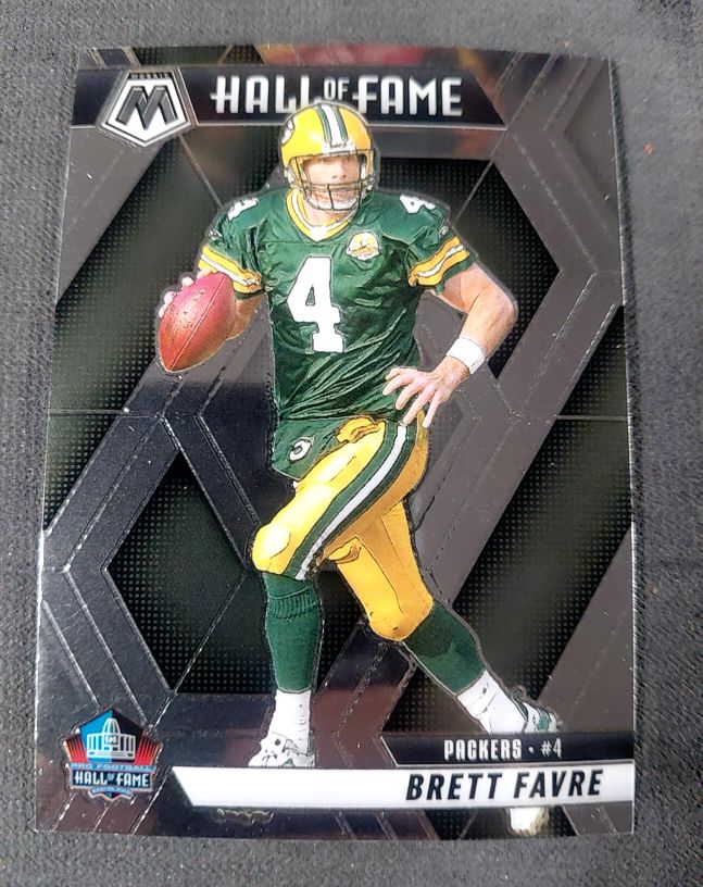 2025 Panini Mosaic #293 Brett Favre Hall of Fame — front