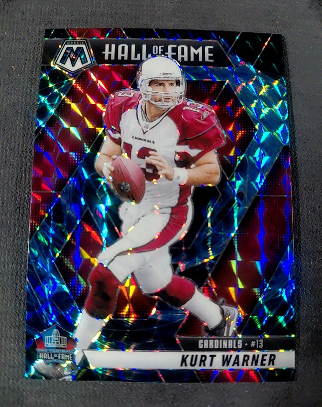 2024 Panini Mosaic Hall of Fame #HOF-KW Kurt Warner — front