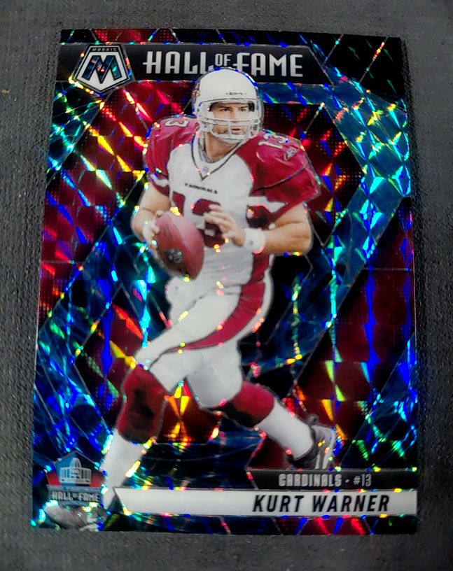 2021 Panini Mosaic Hall of Fame #HOF-KW Kurt Warner — front