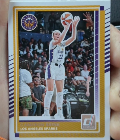 2025 Panini Donruss WNBA #2 Cameron Brink — front