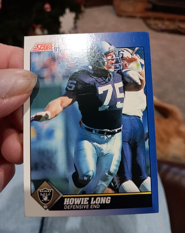 1991 Score #75 Howie Long — front