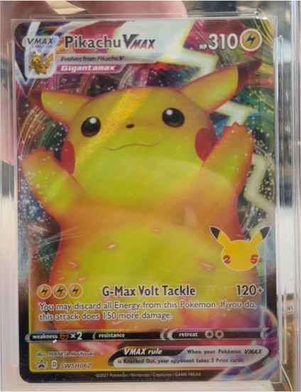 2021 Pokemon SWSH: Sword & Shield Promo #SWSH062 Pikachu VMAX — front