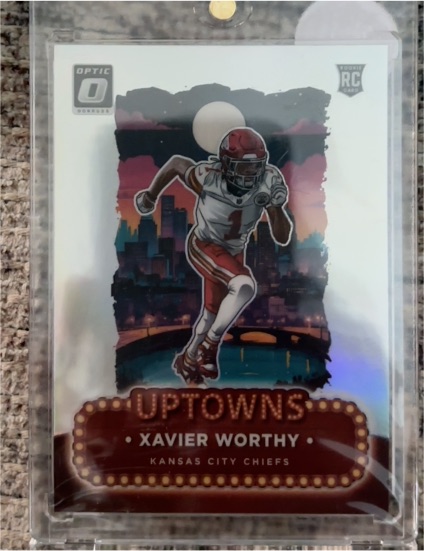 2024 Panini Donruss Optic Uptowns #7 Xavier Worthy — front