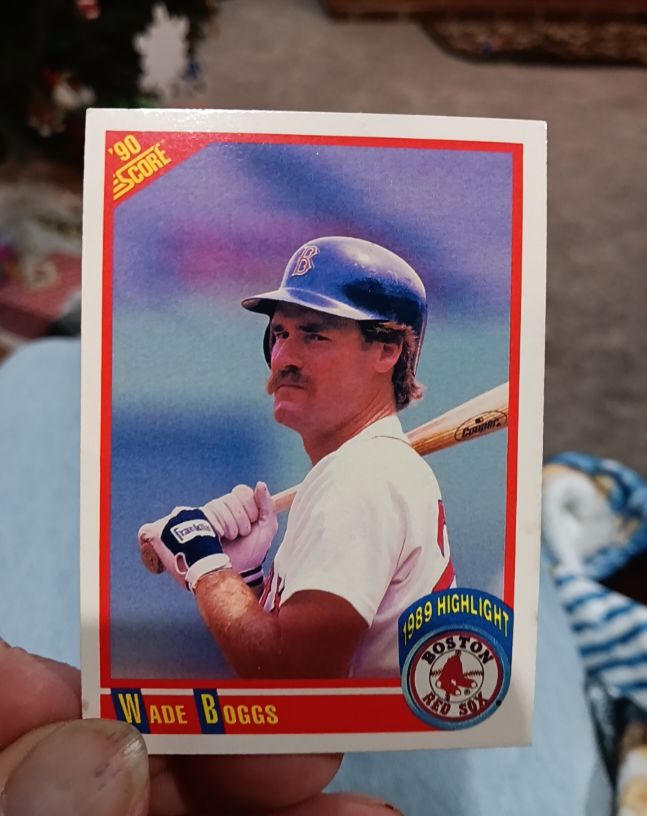 1990 Score #704 Wade Boggs 1989 Highlight — front