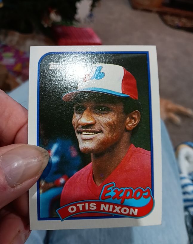 1989 Topps #674 Otis Nixon — front
