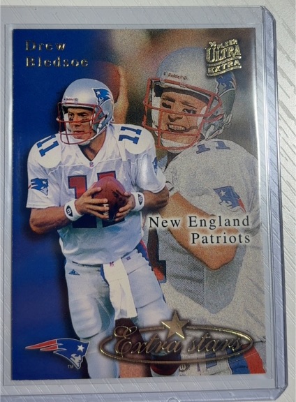 1995 Fleer Ultra Extra Stars #505 Drew Bledsoe — front