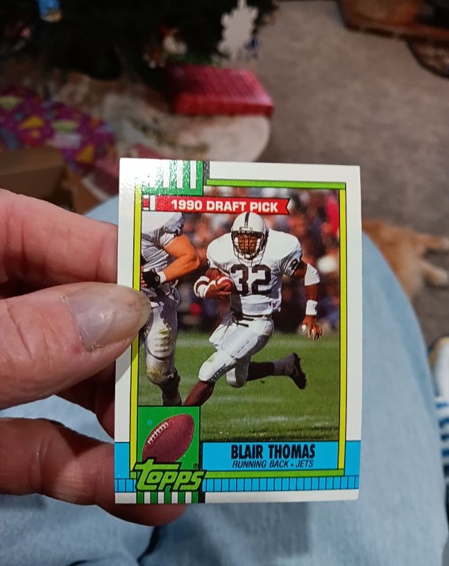 1990 Topps #448 Blair Thomas — front
