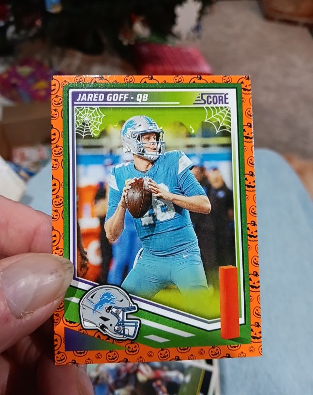 2025 Panini Score A Treat #154 Jared Goff — front