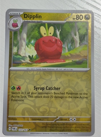 2024 Pokémon SV06: Twilight Masquerade #127 Dipplin — front