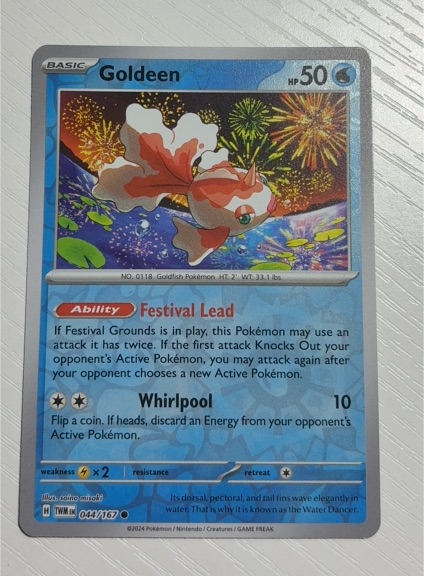 2024 Pokémon SV06: Twilight Masquerade #044 Goldeen — front
