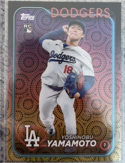 2024 Topps #553 Yoshinobu Yamamoto — front