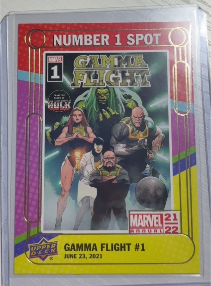 2021-22 Upper Deck Marvel Annual #N1S-22 Gamma Flight #1 — front