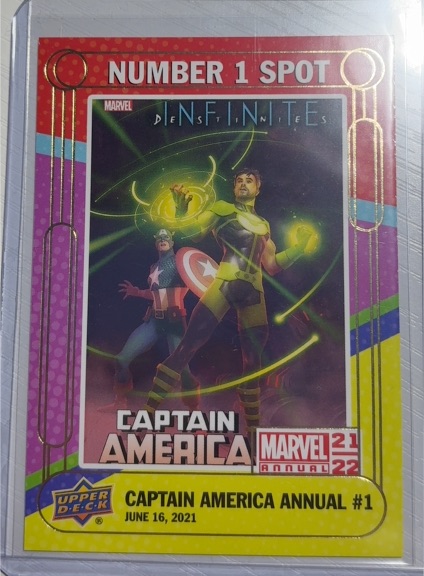 2021-22 Upper Deck Marvel Annual #N1S-23 Captain America Annual #1 — front
