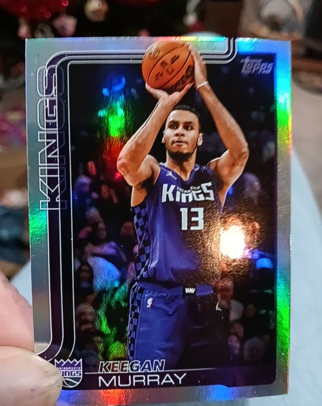 2025-26 Topps Basketball #166 Keegan Murray — front