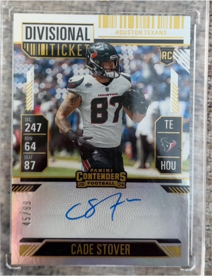 2024 Panini Contenders Divisional Ticket #Cade Stover — front