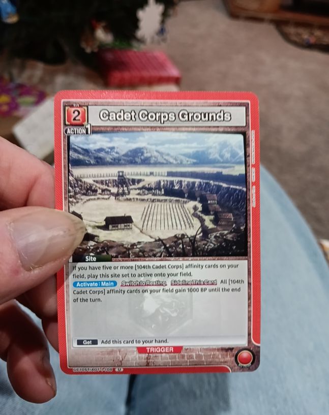 2020 Weiss Schwarz BD/W73-060 Cadet Corps Grounds — front