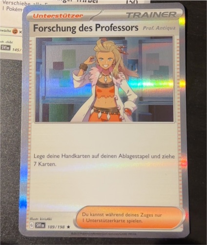2024 Pokémon SV01: Scarlet & Violet #189 Prof. Antiqua — front