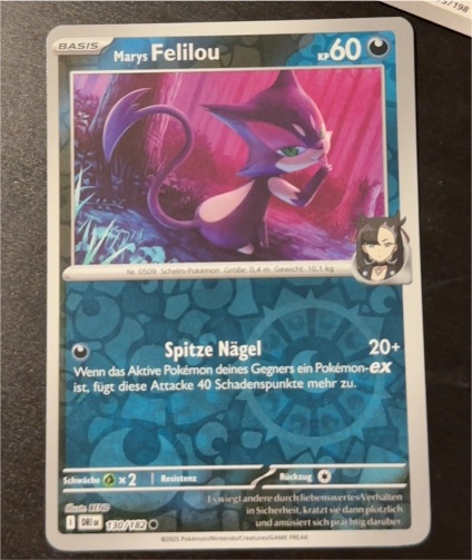 2023 Pokémon Destined Rivals #130 Mary's Felilou — front