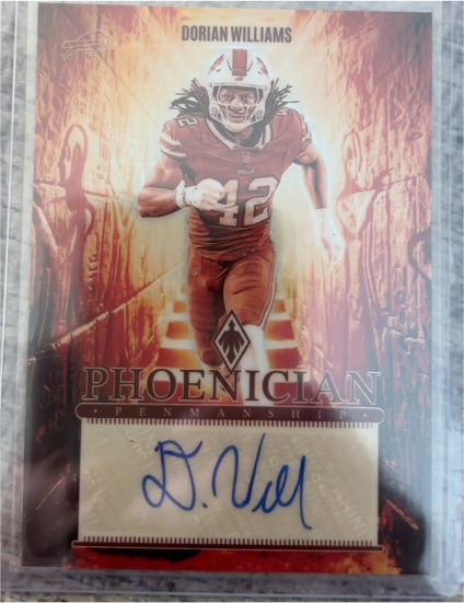 2024 Panini Phoenix #PP-DWS Dorian Williams Phoenician Penmanship — front